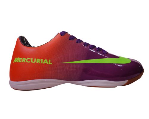 Tênis Futsal Nike Mercurial Vortex Roxo e Laranja MOD:10721