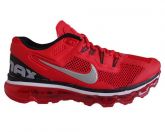 Tênis Nike Air Max 2013 Vermelho e Prata MOD:10750