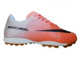 Chuteira Society Nike Mercurial Vortex Laranja MOD:71337 [1ª