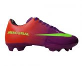 Chuteira Nike Mercurial Vortex Roxo e Laranja MOD:10723 [1ª