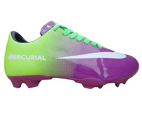 Chuteira Nike Mercurial Vortex Roxo e Verde MOD:10834 Lançam